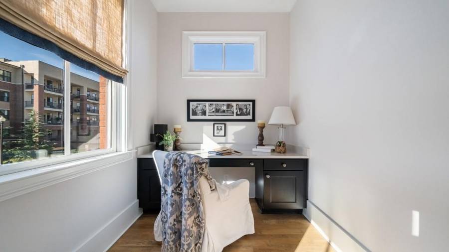 Office nook off the breakfast sitting area.