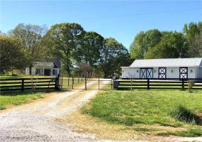 Cottage and Barn with security gate