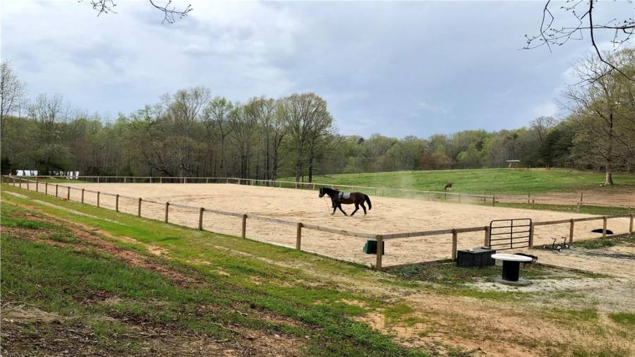Beautiful views form the arena.