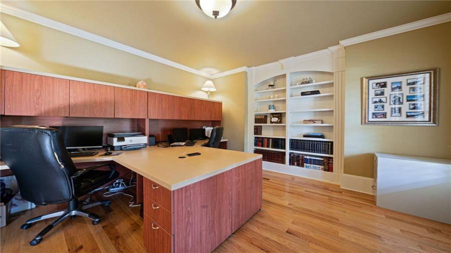 Formal Living Room currently being used as an office.