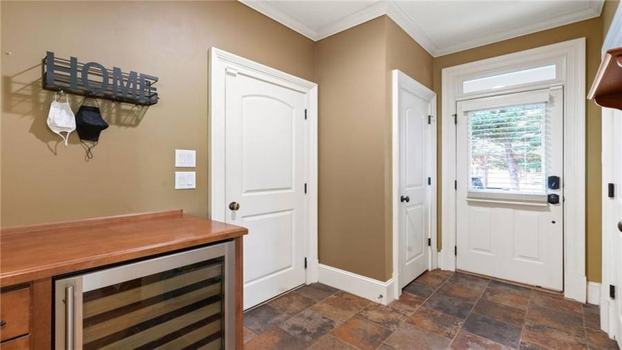 Built In Wine Cooler holds over 30 bottles!