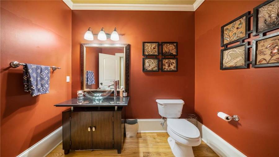 Main Level has Powder Rm and Full bathroom