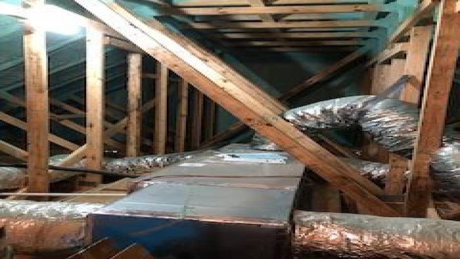 Spray foam insulation in roof for energy efficiency. Avg utility bill for cottage and barn ranges from approx $120-$180/month. This is the only utility bill as property is on a deep well.