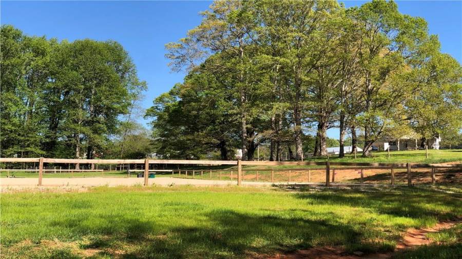 This is the back short side of the arena.