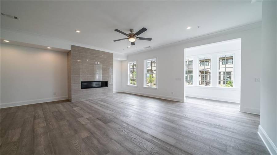 Views to the family room