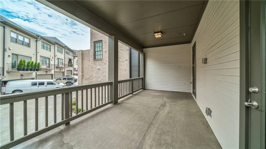Covered deck to enjoy the outdoors