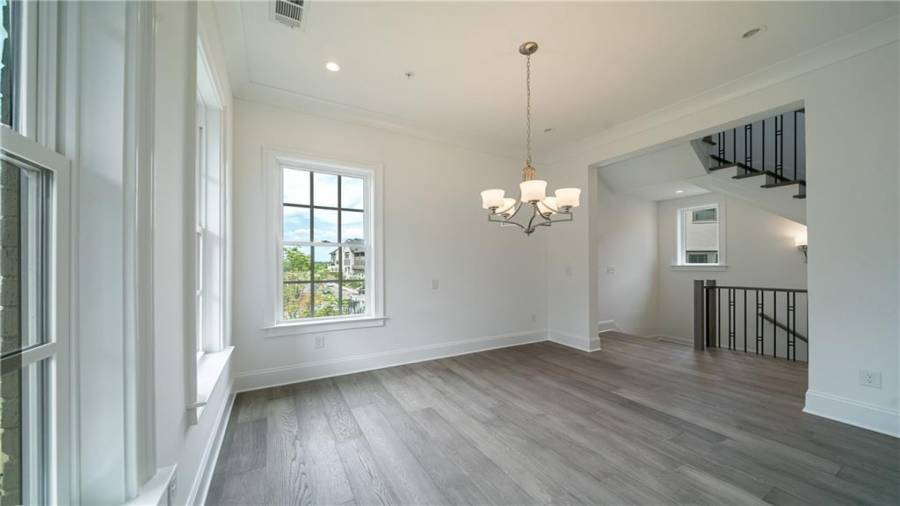 Flex space on main level