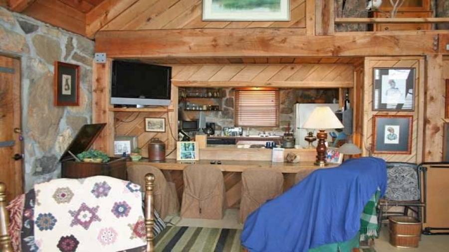 Looking through to the kitchen