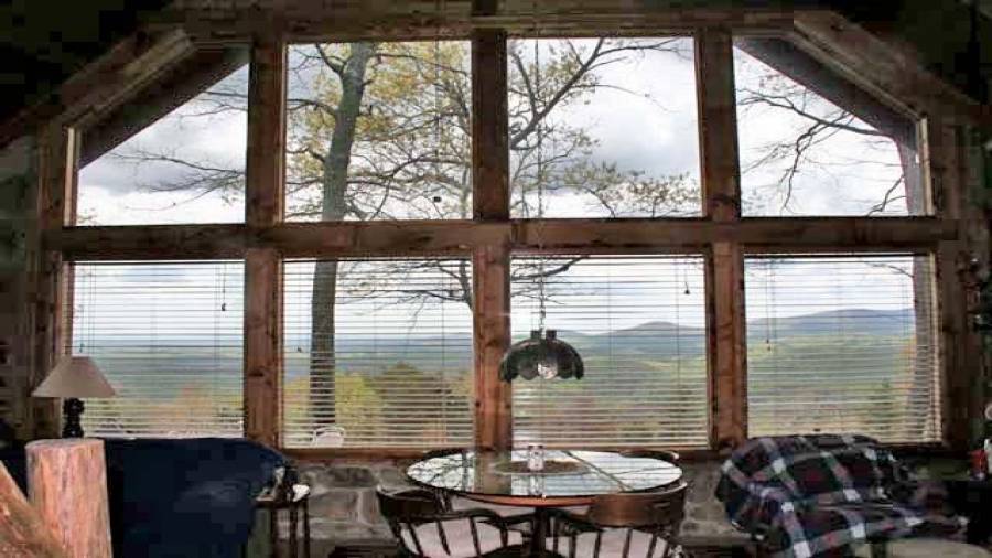 All of the views are seen from the interior