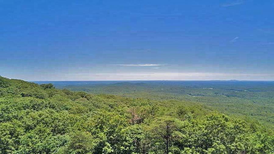 View from the top of the Blue Ridge Mountains