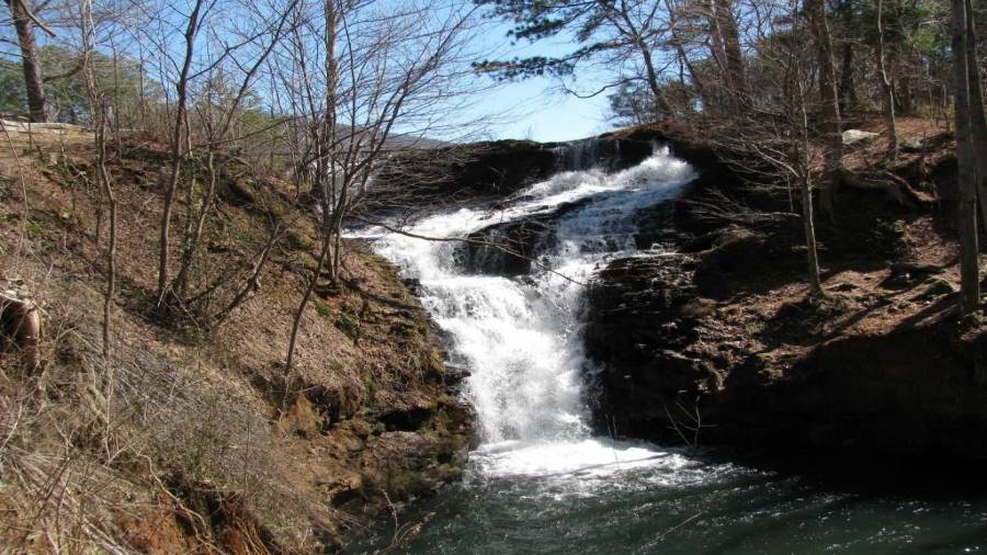 Hike along the creek and enjoy the beautiful water fall next to the dam at Bent Tree!