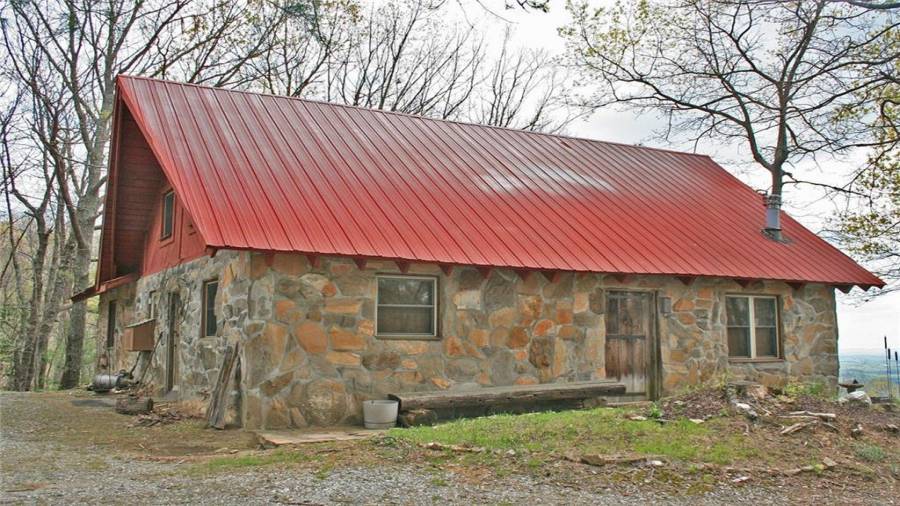 The stones were gathered right on the property