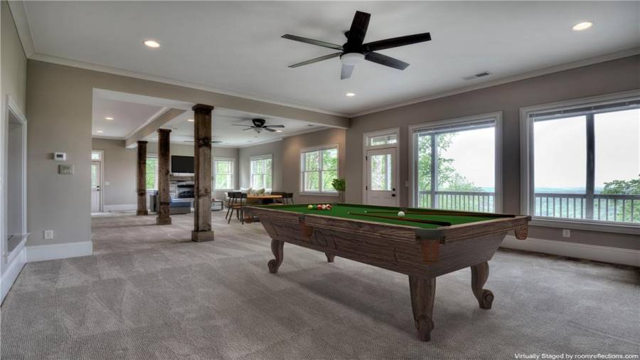 Seriously amazing views from Terrace Level and large covered deck. *Virtually staged photo*