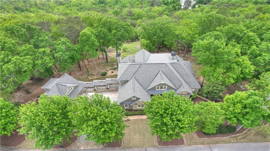 A view from above, all 1.87 private acres!