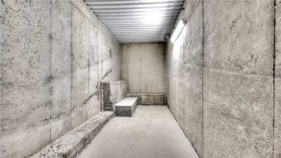 Safe room under front porch