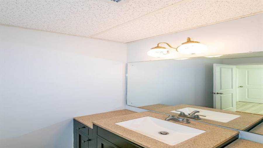 Terrace level half bath