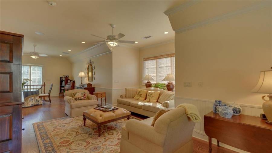 Additional view of the in-law suite / studio living room.