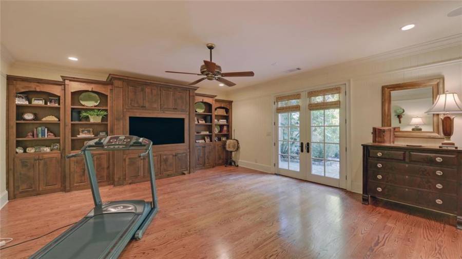 Plenty of open space in the terrace level to accommodate your needs.