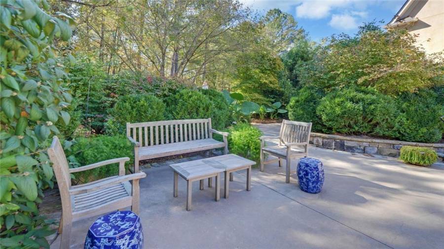 One of several areas to relax in and enjoy the amazing, tranquil surroundings.