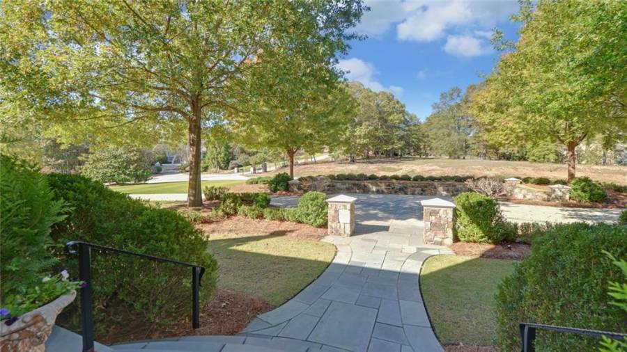 Front entry to 1871 Sam Snead Drive.