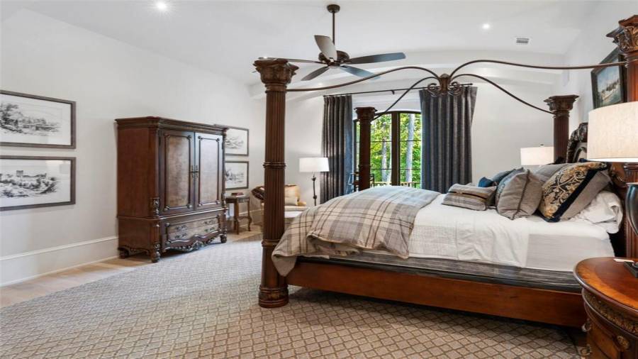 Spacious upstairs guest suite.