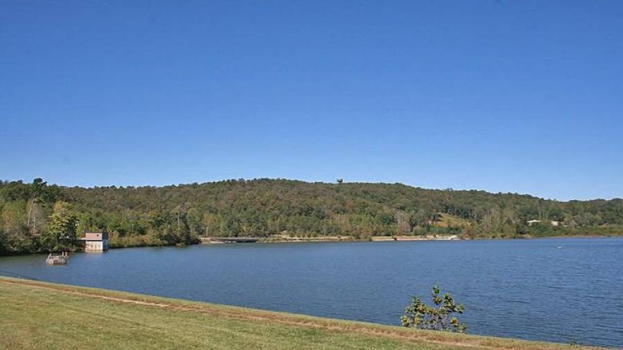 Lake Zwerner is immediately across the road