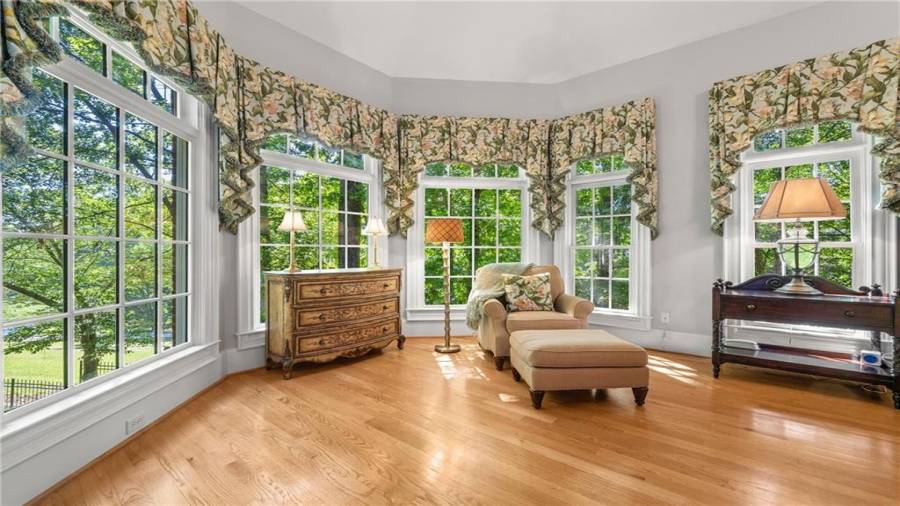 Incredible windows providing for tons of natural light and once again...the view!  Not visible are remote shades throughout the bedroom and bath.