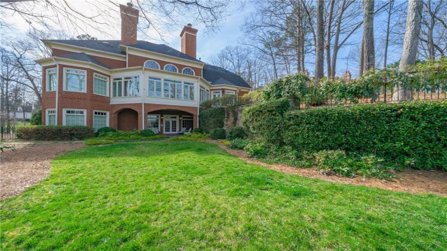 Beautiful view of the back of the home.