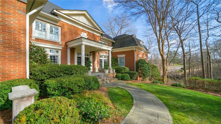 Another viewpoint for the front of the home.