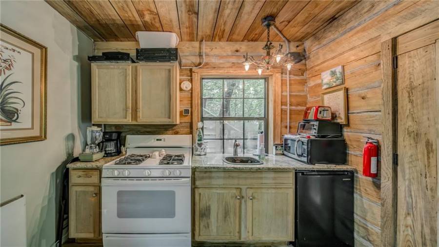 Kitchen in cabin