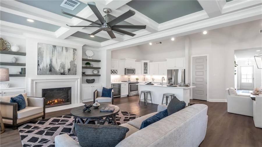 Intimate Spaces make this a Beautiful Home......