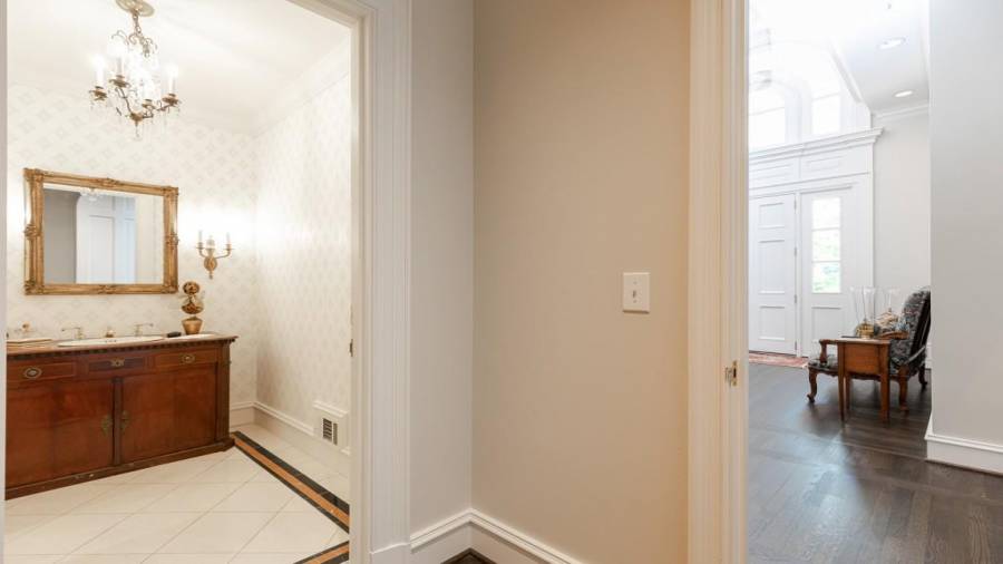 Powder Room off of Foyer