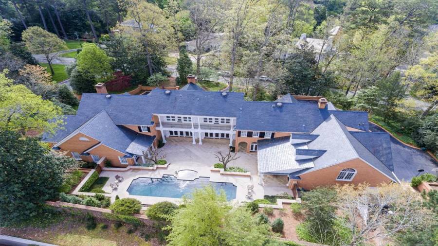 Back of Home Overhead Shot