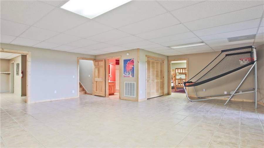 There is so much room on this level to use as you please.