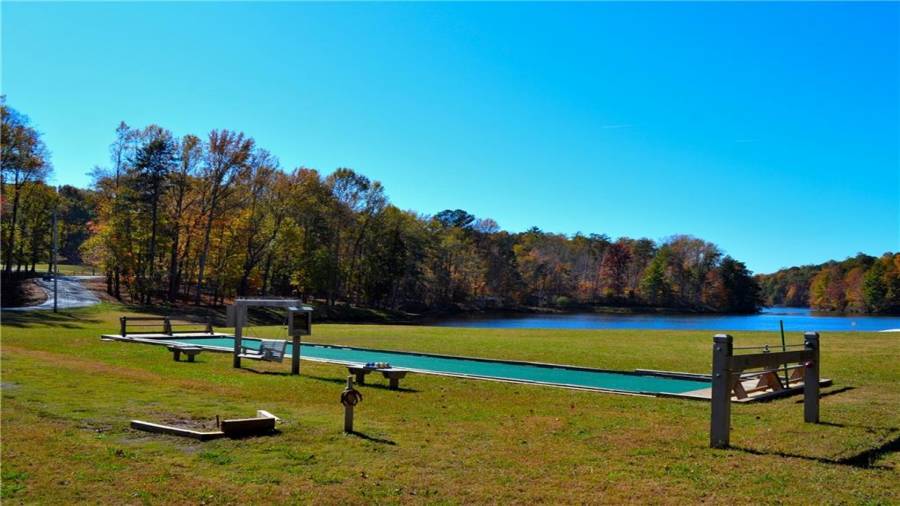 Bent Tree has a Bocce Ball court at the beach area.