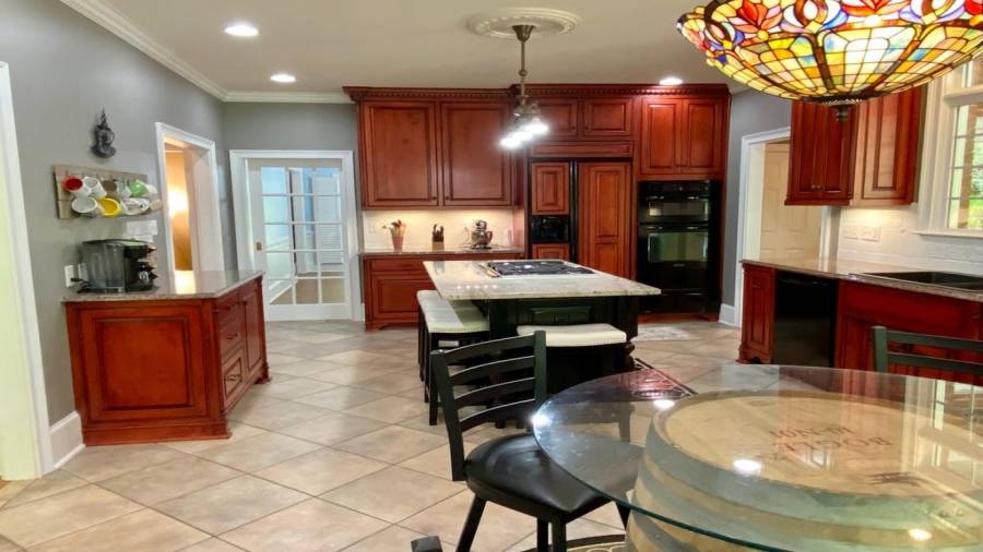 Looking from the Breakfast Area at the Kitchen