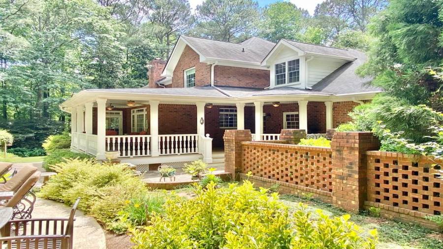 One of the views of the property