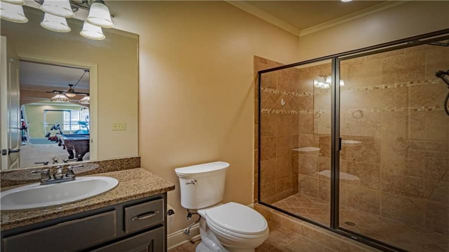 Full Bath on Terrace Level.