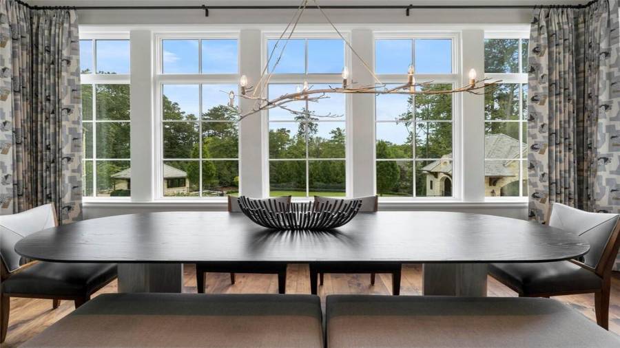 Beautiful property views from the breakfast room.