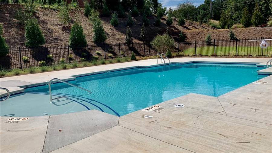 Lounging Pool and Bocce Ball Court Complete the Beautiful Amenities of Courtyards at Camden.