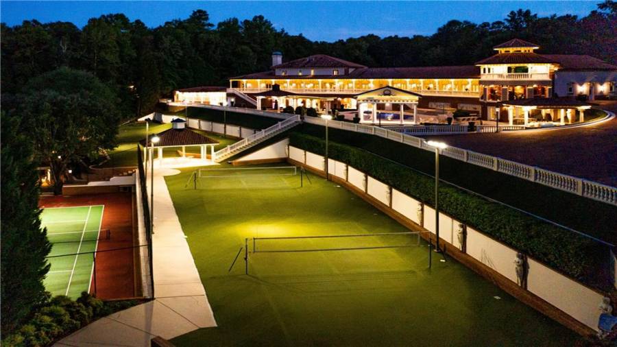 Professional Lighting throughout the entire property.  Stunning night view