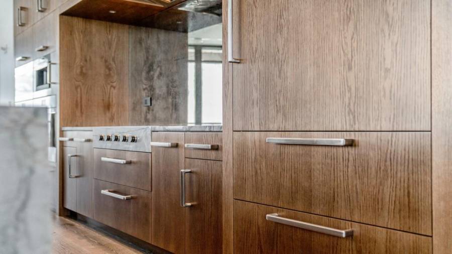 Natural Stone Wrapped Cooktop.