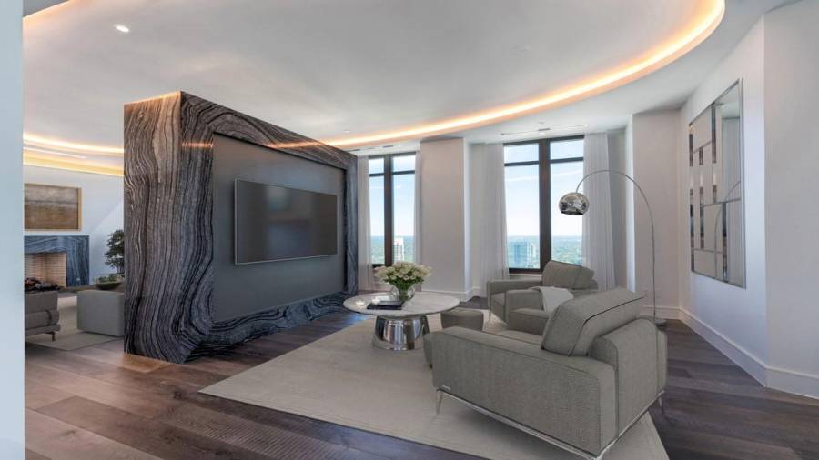 Virtually Staged Representation.