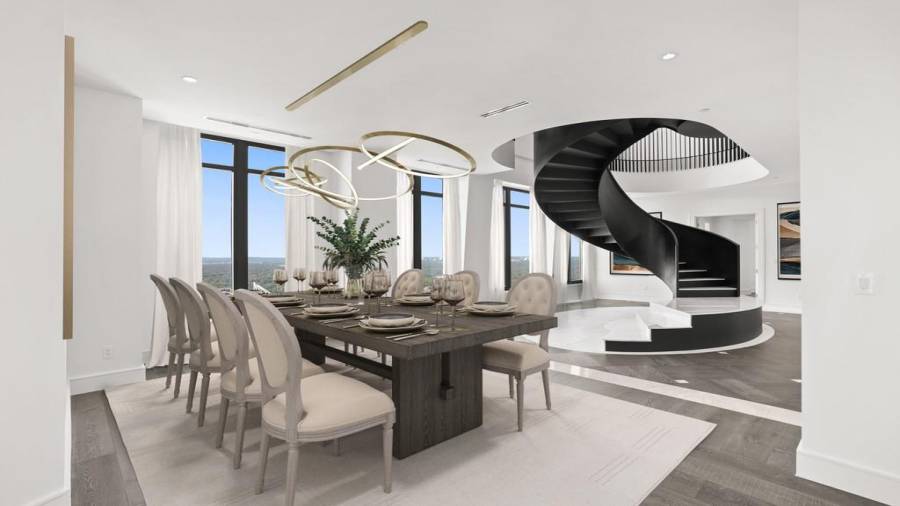 Virtually Staged Representation.