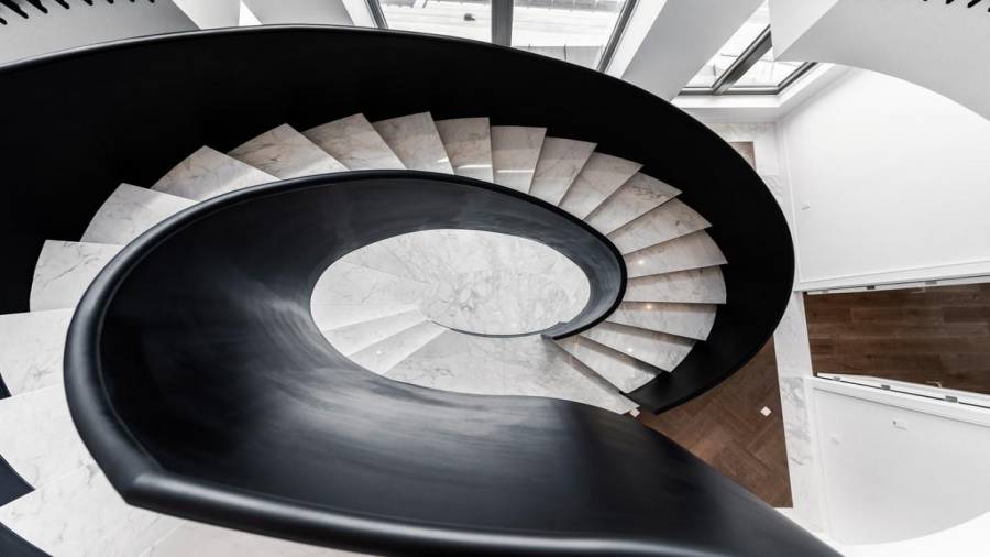 Grand Staircase to Second Living Level.