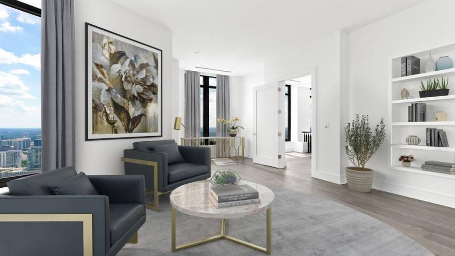 Virtually Staged Representation.