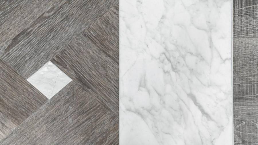 Flooring Detail at Grand Staircase.