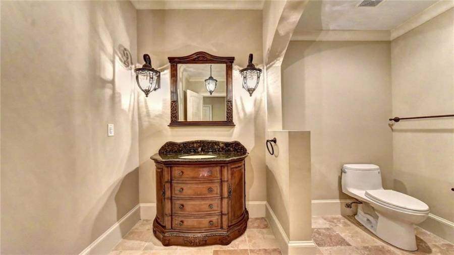 Full bath on basement level