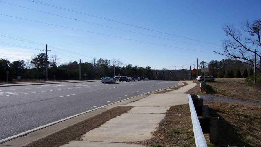3053 Gravel Springs Rd site includes all utilities plus curb cuts on Cedar Glade Lane and Gravel Springs Rd / SR 324 - Intersection of SR 324 / Gravel Spring Rd, Mall of Ga Blvd, & Cedar Glade Ln