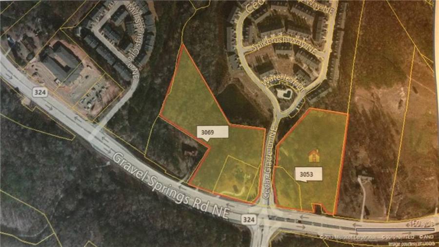 3053 & 3069 Gravel Springs Rd, Buford, Ga  - two commercial / Retail Corners for sale at Mall of Georgia